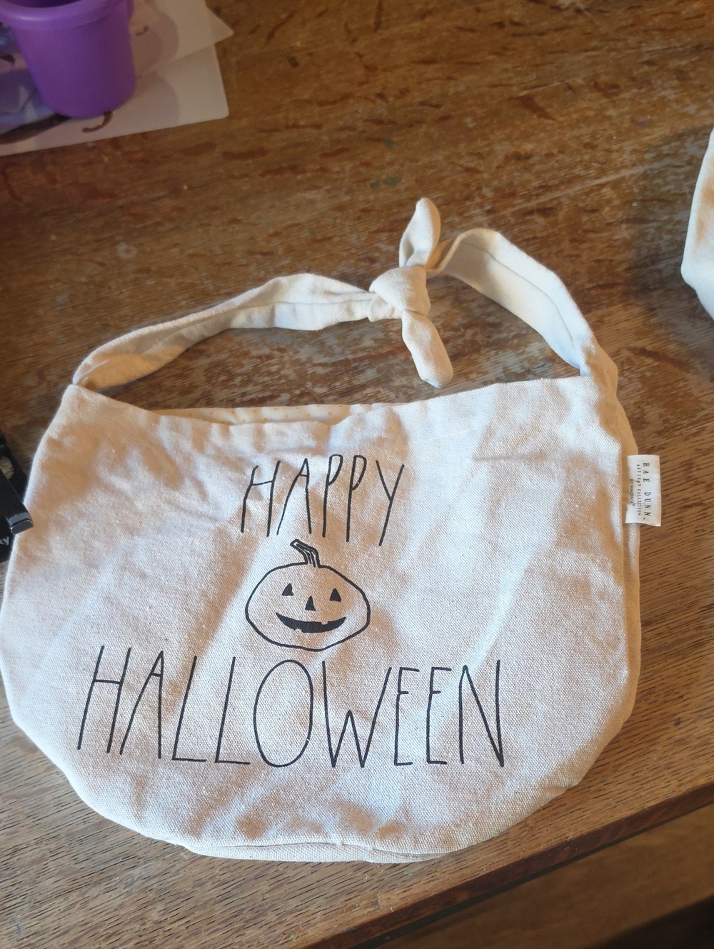 Rae Dunn Trick Or Treat Bag